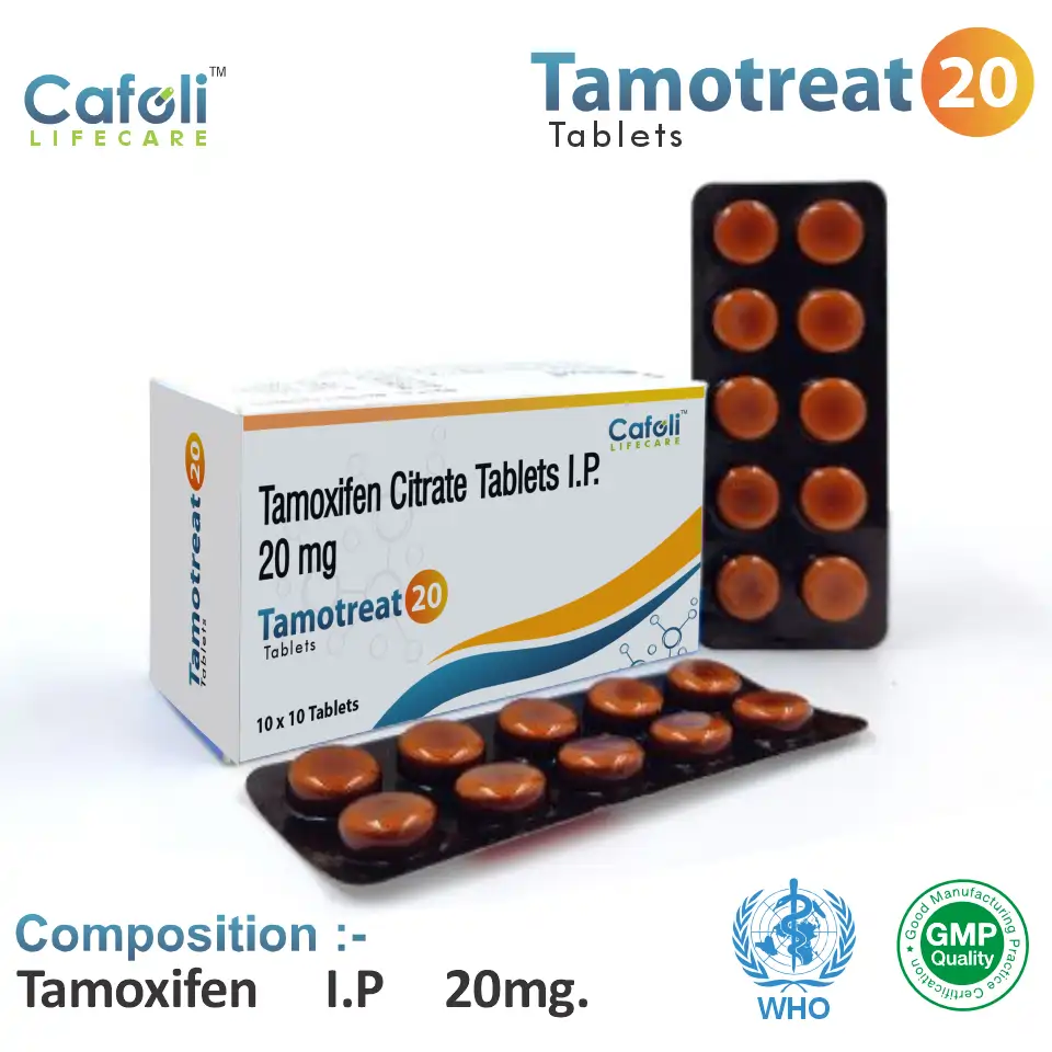 Tamoxifen 20 mg tablet strip